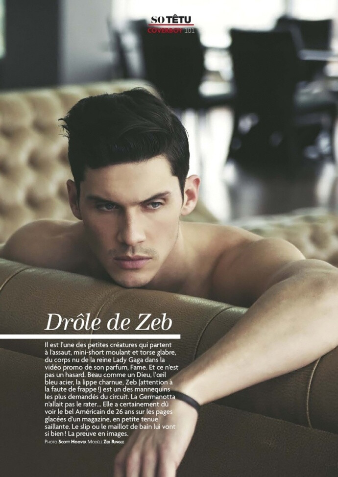 美国男模Zeb Ringle