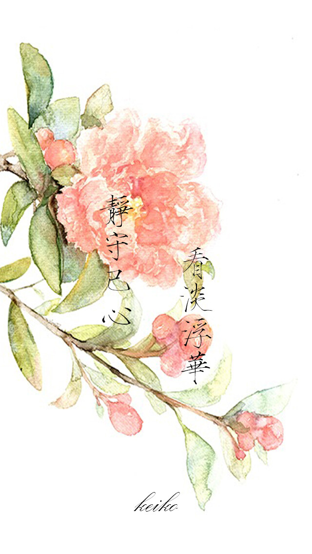 静守己心看淡浮华