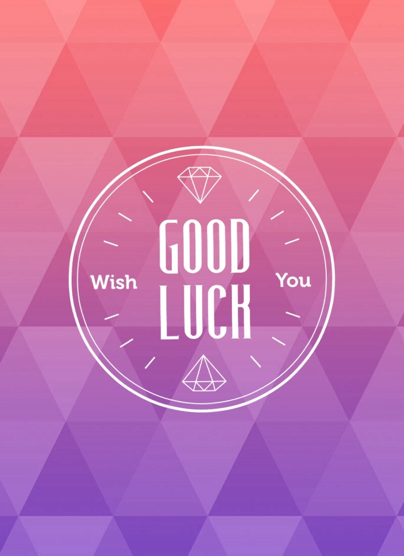 Good luck 自制 希望大家多多收集，不要盗图