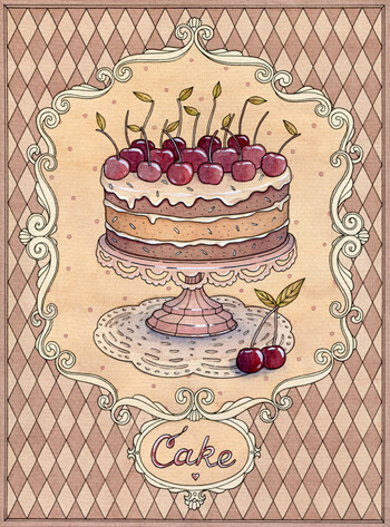 俄罗斯艺术家Natalia Tyulkina的甜美风格水彩壁纸集——共收录120 张图片。其中水彩美食等58张、壁纸60张、平铺效果图2张。专辑前半部分为单图，后半部分为壁纸。画家用单个元素构图成壁纸，无论单图还是壁纸都十分…