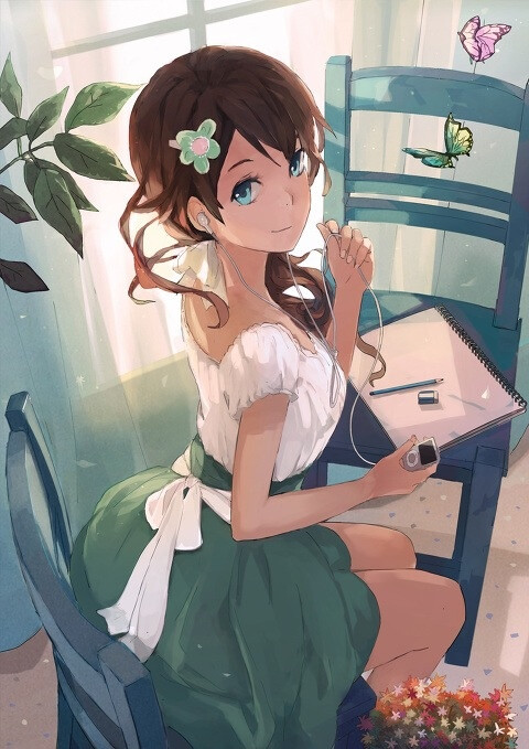「二次元 少女」动漫 插画 原创 手绘 萌系少女 id=39437118