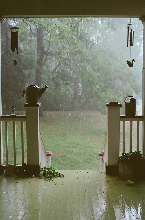 城市在下雨，而我在想你