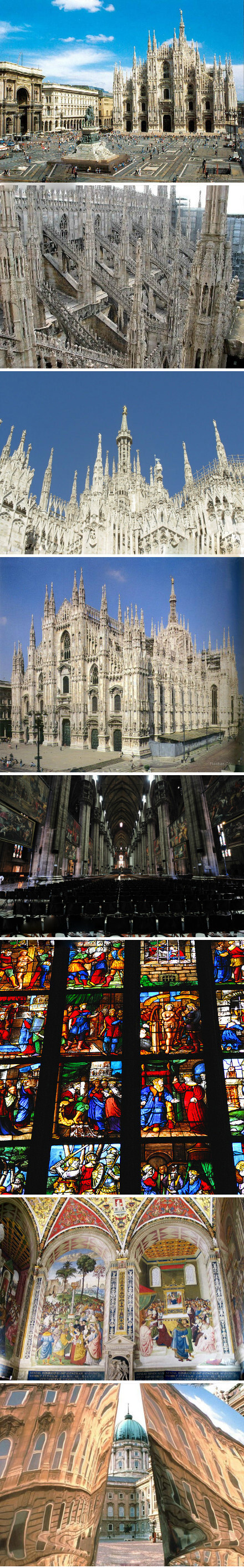 意大利米兰多莫大教堂——震撼！神来之笔！！ （转）