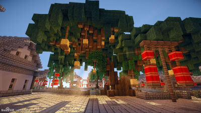 EpicWork----中国风古镇 - 丽江 -------by Minecraft