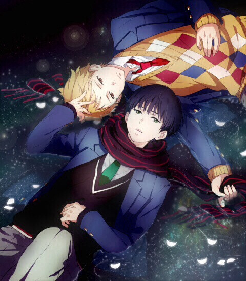 「境界の彼方」「境界的彼方」动漫 原创插画 秋博 神原秋人x名濑博臣