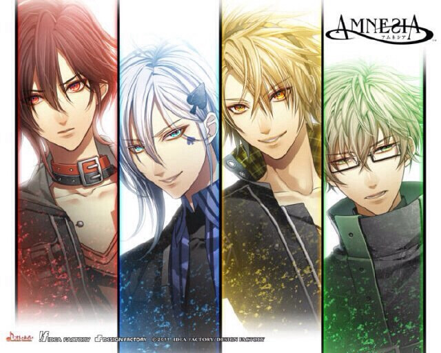 「失忆症」AMNESIA 动漫 插画 SHIN、IKKI、TOMA、KENT