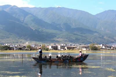 大理。洱海