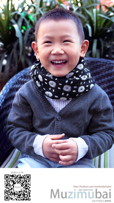 #外景系列# 老妈给才宝精心准备的，围巾是亮点[din推撞]