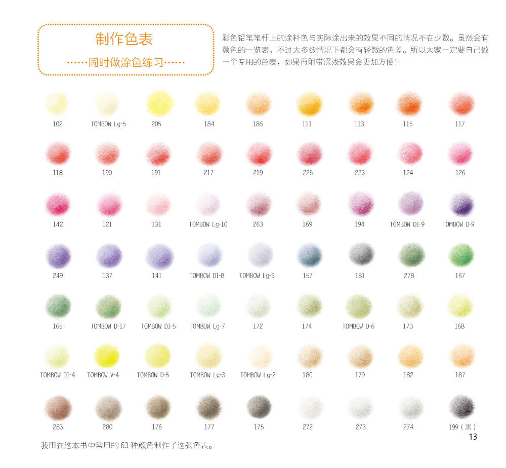 《色铅笔de自然彩绘——清新花草•美味果实》