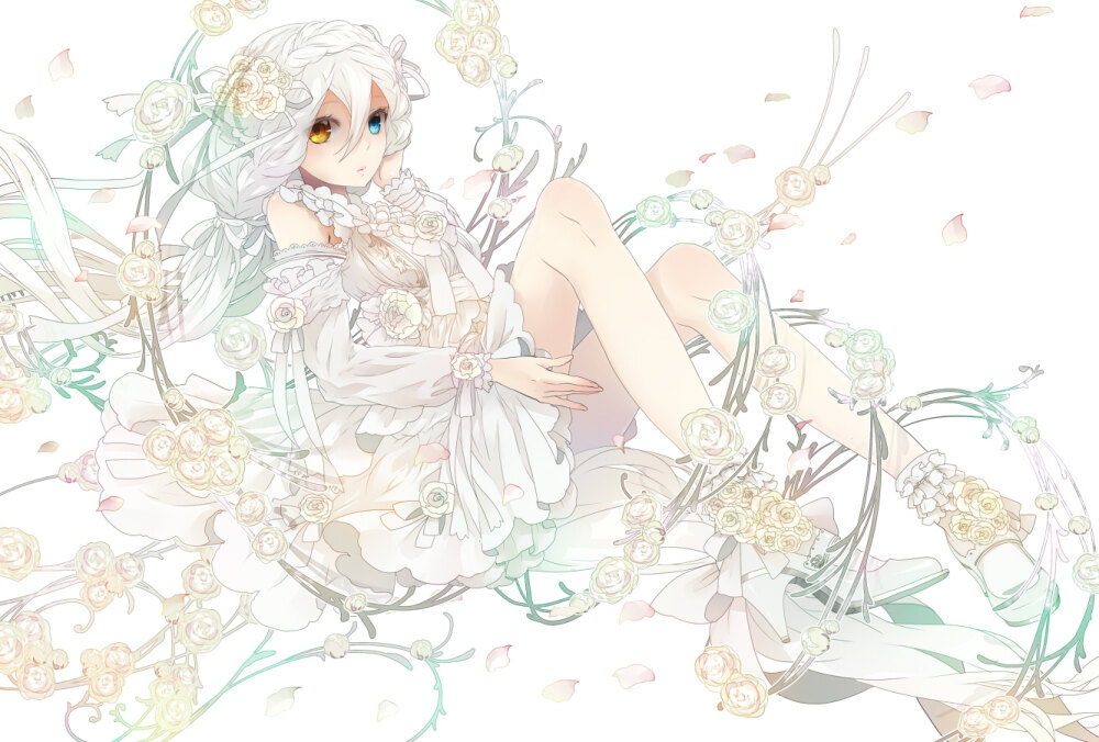 甘い夢 p站 二次元 少女 白 绮丽