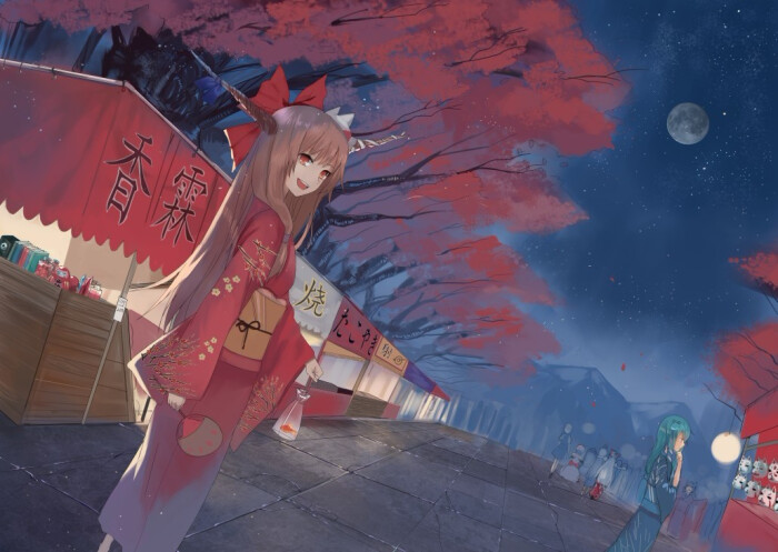 幻想郷の夏祭りp站二次元东方幻想乡伊吹萃香夏日祭幻想夏乡 堆糖 美图壁纸兴趣社区
