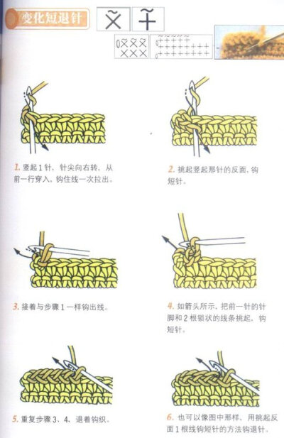 钩针图解，初学者必备