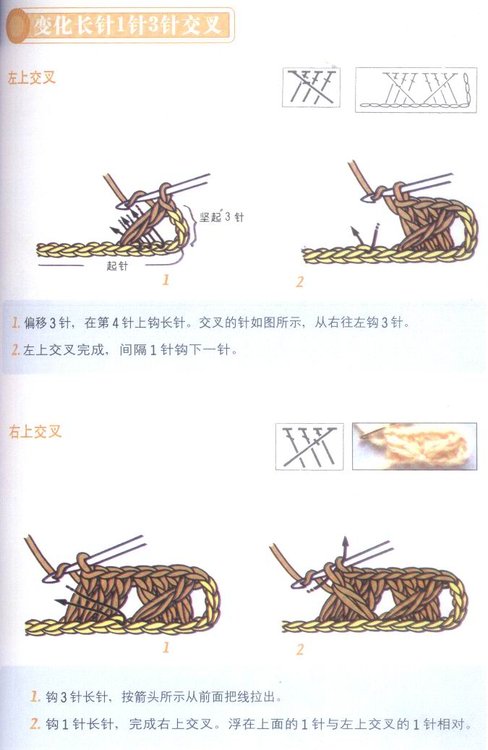 钩针图解，初学者必备