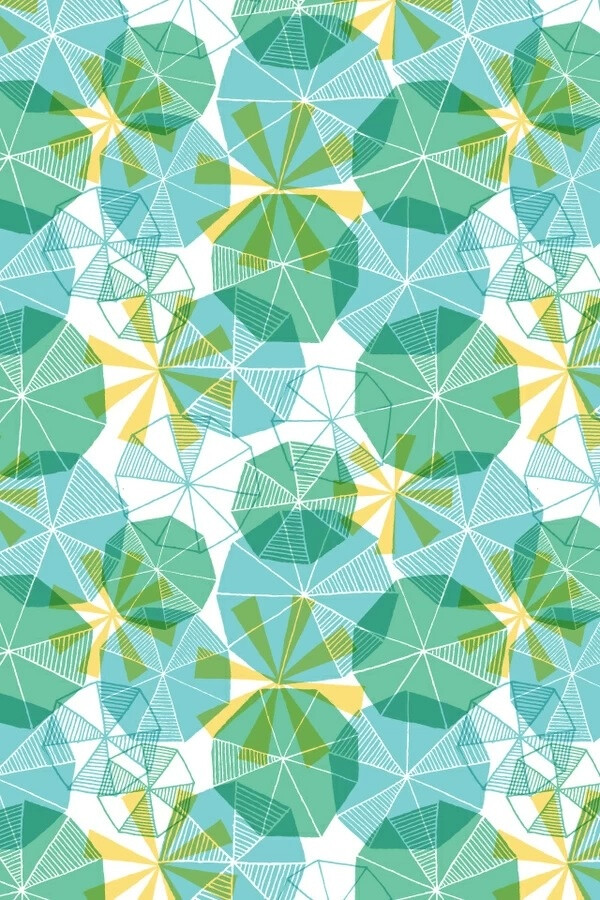 iPhone壁纸。简洁。平铺。夏天。