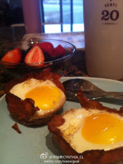 bacon egg toast