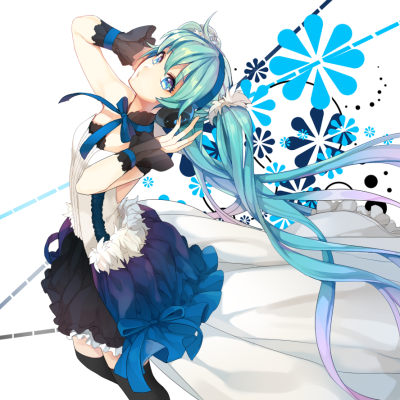 ✿❀✿❀ p站 二次元 初音未来 花