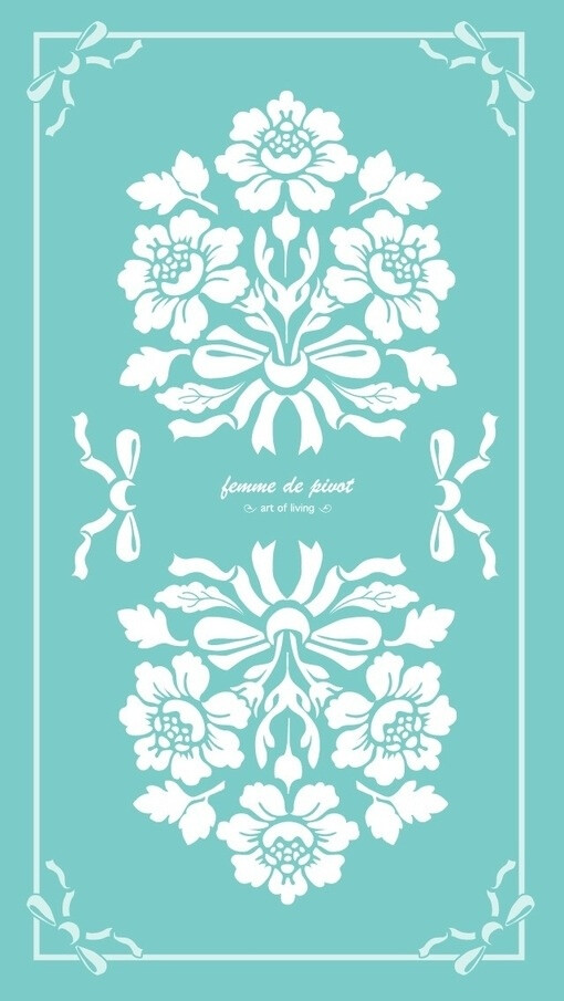 水彩手绘 花碎花 田园墙纸 背景素材平铺 iPhone壁纸