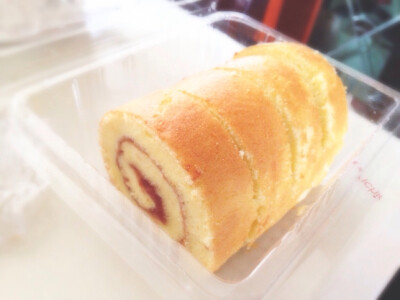 home made swiss roll