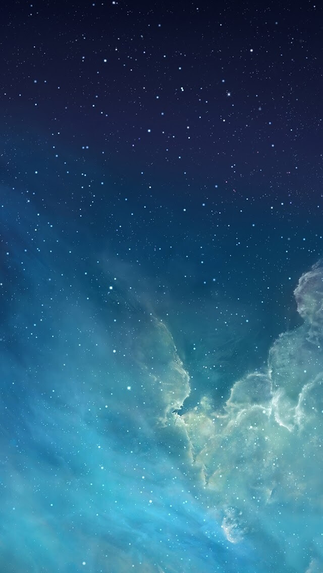 ios7星空，iPhone壁纸