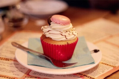 Macaron Cupcake