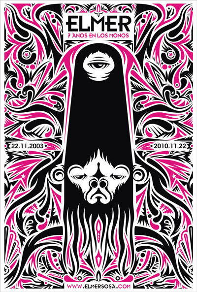 【FIND EN JOY】埃尔默·索萨的Amazing poster,鬼马的插画风格。