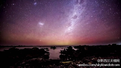 hanging in the sky [爱你] milky way over Sugarloaf Communications Tower at Port Hills, Canterbury, New Zealand