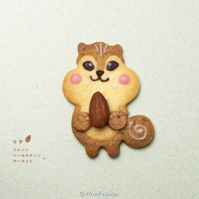 日本 Henteco 洋菓子店所推出的动物外形cookies「好好吃的样子!」「不忍心吃了‼」