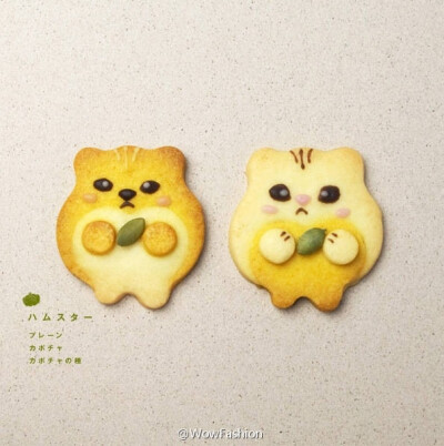 日本 Henteco 洋菓子店所推出的动物外形cookies「好好吃的样子!」「都不忍心吃了‼」
