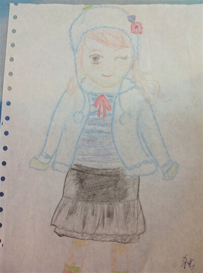 插画 手绘 彩铅