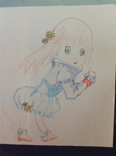 插画 手绘 彩铅