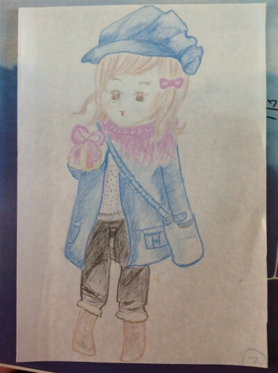 插画 手绘 彩铅