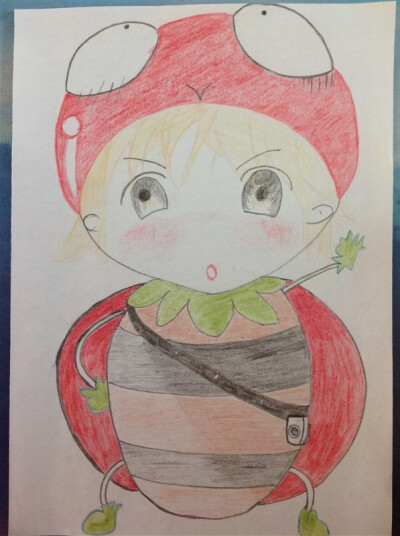 插画 手绘 彩铅