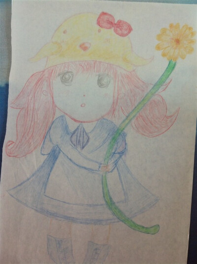 插画 手绘 彩铅