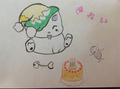 插画 手绘 彩铅