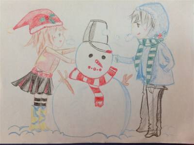 插画 手绘 彩铅