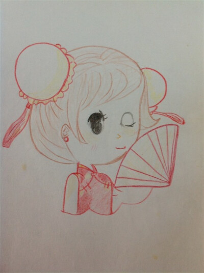 插画 手绘 彩铅