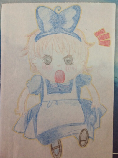 插画 手绘 彩铅