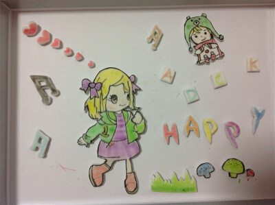 插画 手绘 彩铅