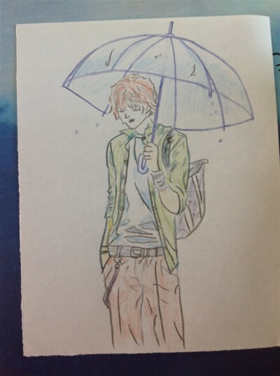 插画 手绘 彩铅