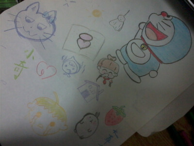 插画 手绘 彩铅