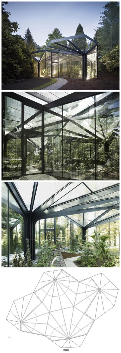 项目名称：Grueningen花房植物园（Greenhouse Botanical Garden Grueningen） 建筑师：idA建筑事务所 项目地点：瑞士，Grüningen 项目面积：180㎡ 项目时间：2012年 摄影：Markus Bertschi, Ladina Bischof