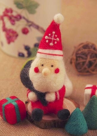 #堆羊毛毡#圣诞系列