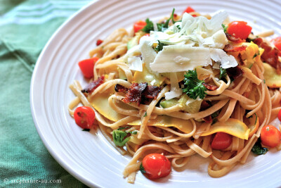 Zucchini Ribbon Pasta