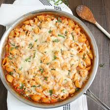 Chicken Parmesan Baked Pasta