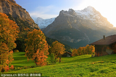 瑞士伯尔尼地区，艾格峰