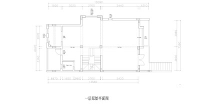 一层原始户型结构