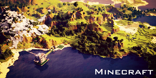 【鸟瞰】 Kenneth_LDQ 原创 minecraft吧 我的世界 光影 材质 签名档