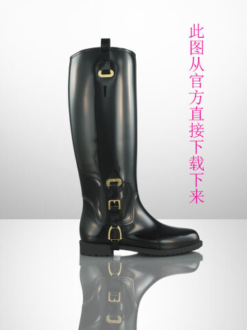 2012冬季拉夫劳伦高筒雨靴 Rain Boot 女士PVC保暖雨鞋雨靴