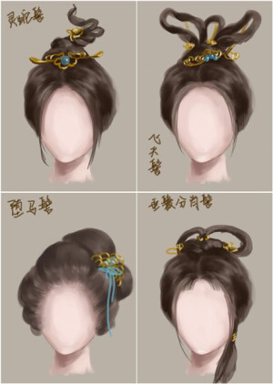 【古代女子发型集】