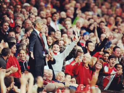 Arsene Wenger at the Stand